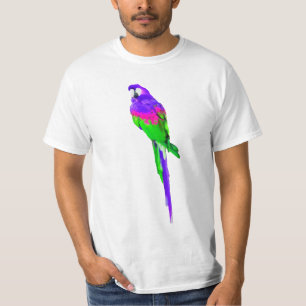 PixDezines watercolor macaw/purple T-Shirt