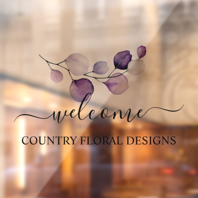 PixDezines Watercolor Purple Eucalyptus Sprig (Sheet 2)