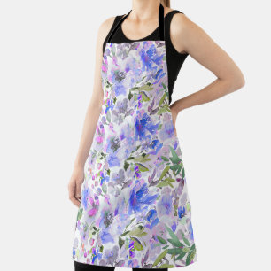PixDezines Watercolor Summer Floral Apron
