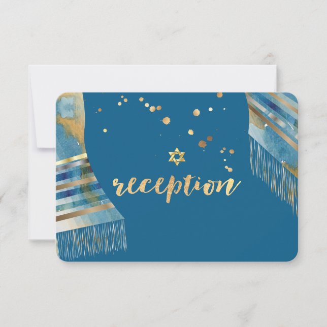 PixDezines watercolor/talit/stylish/reception (Front)