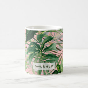 PixDezines Watercolor Tropical Foliage Coffee Mug