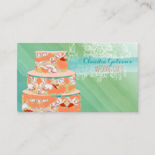 PixDezines wedding cake/watercolor effects Business Card