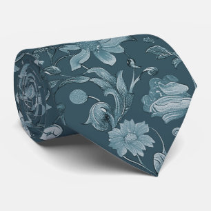 PixDezines William Morris Dusty Blue DIY Colour Tie