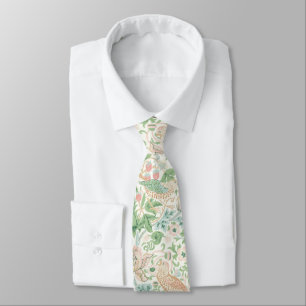 PixDezines William Morris Strawberry Thief Pastel Tie