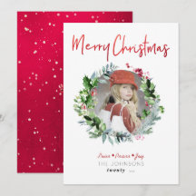 PixDezines Winter Wreath Christmas Greetings