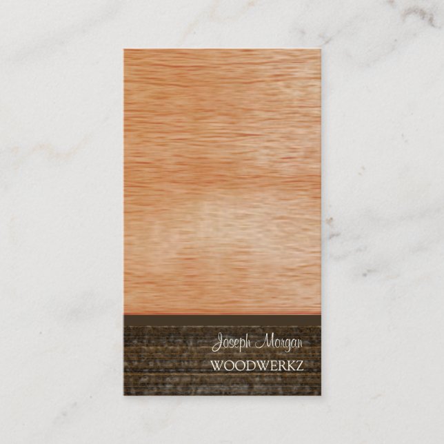 PixDezines woodworks, flooring business cards (Front)