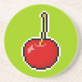 Pixel Art Cherry Coaster