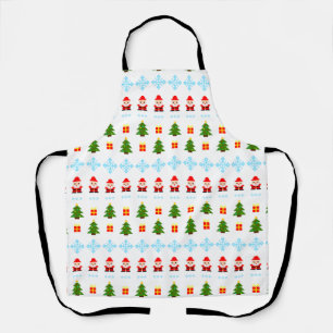 Pixel Art Christmas Apron