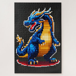 Pixel Art Dragon Jigsaw Puzzle