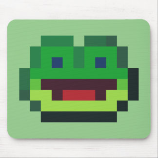 Pixel Art Frog Mouse Pad