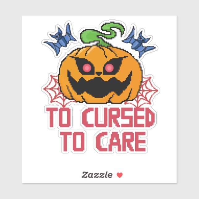 Pixel Art Halloween Pumpkins, Skulls & Bats (Sheet)