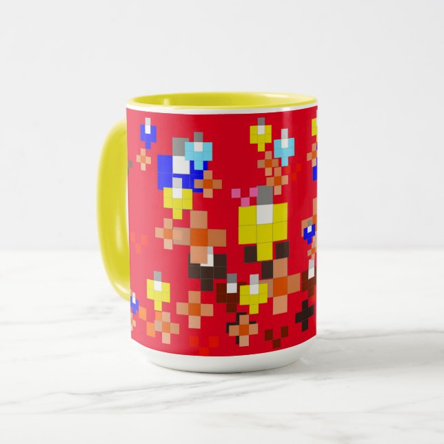 Pixel Art Impressionism - Summer 2023 Mugs (Front Left)