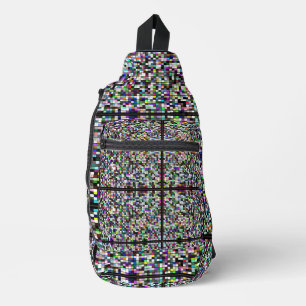 Pixel Art Multicolor Sling Bag