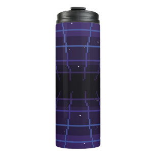 pixel art of 80s Retro sci-Fi background. Pixel ar Thermal Tumbler