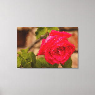 PIXEL ART on Stretched Canvas Print