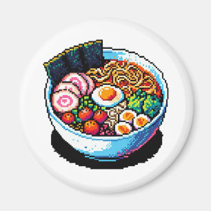 Pixel Art Ramen Noodles  Magnet