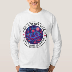 Pixel Art Retro Gaming Controller   Vintage Arcade T-Shirt