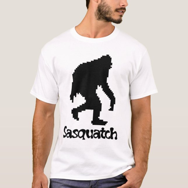 Pixel Art Sasquatch T-Shirt (Front)