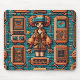 pixel artwork mouse pad