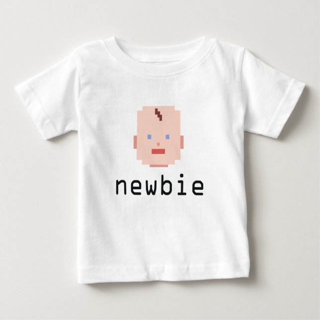 Pixel Baby Newbie Baby T-Shirt (Front)