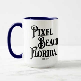 Pixel Beach Florida Mug