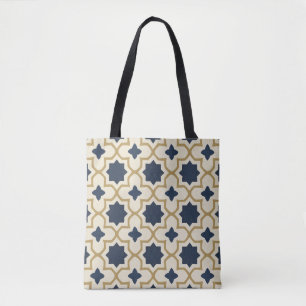 Pixel Bloom Tote Bag