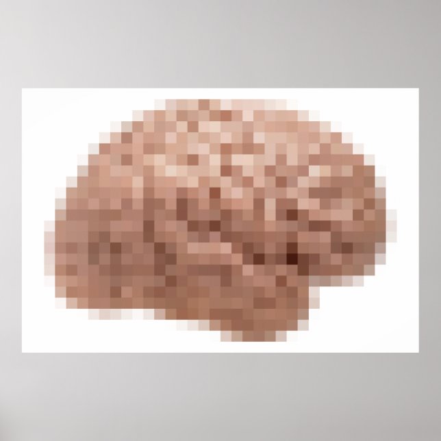 Pixel Brain Poster (Front)