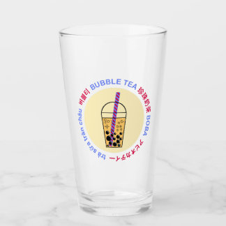 Pixel Bubble Tea Glass