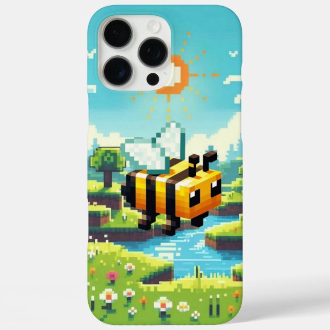Pixel Buzz: The Sunny Meadow Adventure Case-Mate iPhone Case (Back)