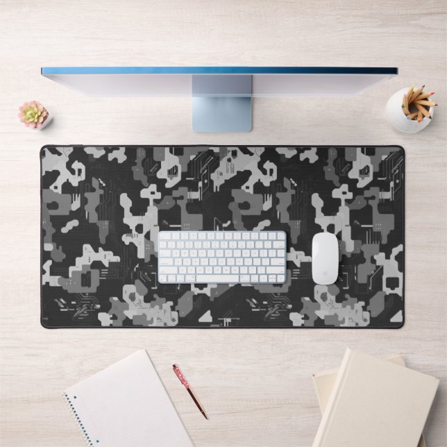 Pixel Camo Stealth Desk Mat (Office 1)