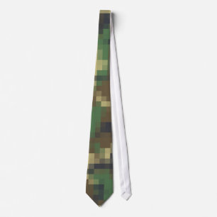 Pixel Camouflage Tie
