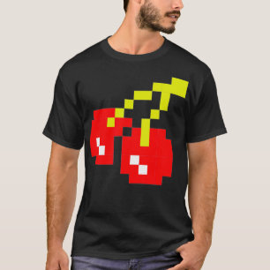 Pixel Cherries 80s Video Game Halloween Costume  T-Shirt