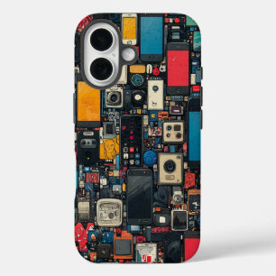 Pixel Clash Unique Art Phone Case 