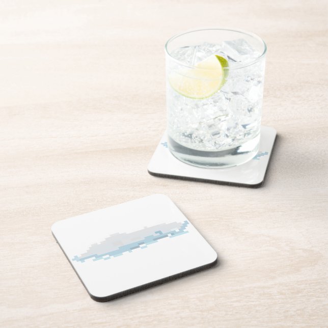 Pixel Cloud Coaster (Right Side)