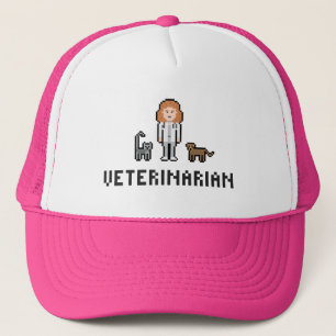 Pixel Female Veterinarian Hat