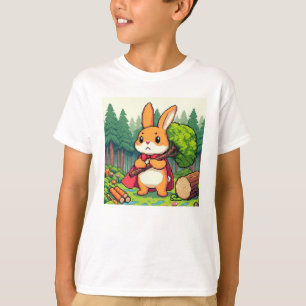 Pixel Friends: Forest Protection (cute bunny) #24 T-Shirt
