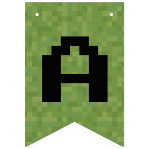 Pixel Gamer Birthday Banner