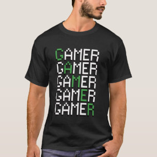 Pixel Gamer Retro 8-Bit Gaming Style Shirt Video G