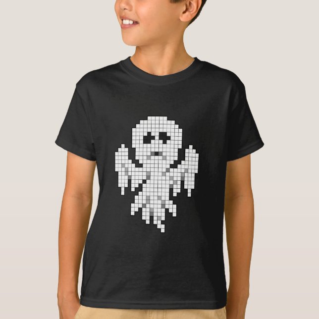 Pixel Ghost T-Shirt (Front)