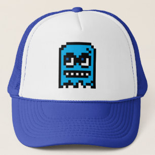 Pixel Ghost Trucker Hat