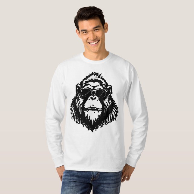 Pixel Gorilla T-Shirt (Front Full)