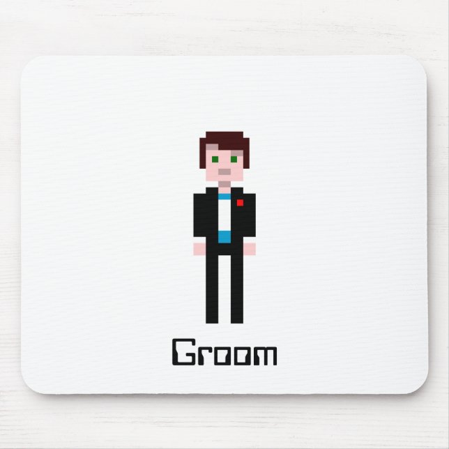 Pixel Groom Mouse Pad (Front)