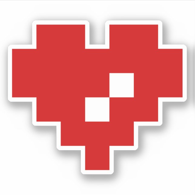 Pixel Heart 8 Bit Love (Front)