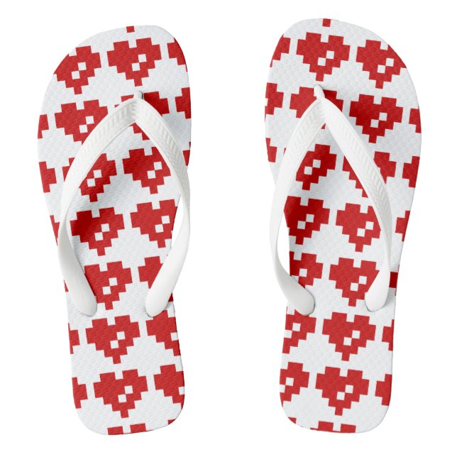 Pixel Heart 8 Bit Love Thongs (Footbed)