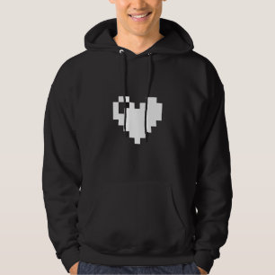 Pixel Heart 8 bits Hoodie