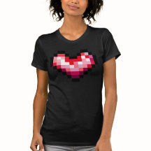 Pixel Heart Retro Love Art Image 1