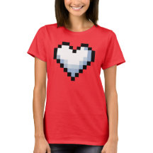 Pixel Heart Retro Love Art Image 2