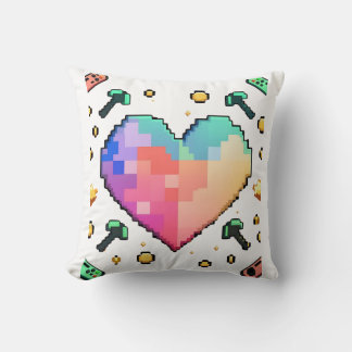 Pixel Heart T-Shirt – Retro Love, Modern Vibes Cushion