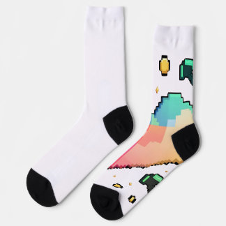 Pixel Heart T-Shirt – Retro Love, Modern Vibes Socks