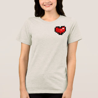 pixel_heart Tri-Blend shirt